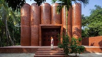 Brick Volume Cylindrical Mausoleums Image 3