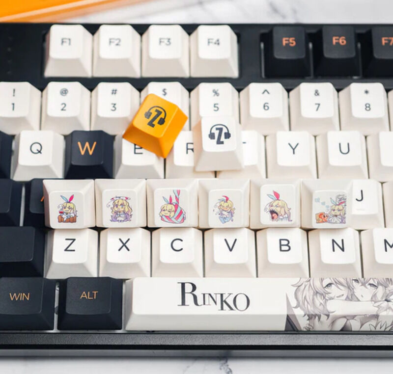 Anime Keyboard - Darling In The Franxx Key Board Zero Two 104 Keycaps PBT  Cherry Profile Sublimation Mechanical Keyboard | Anime Kimono