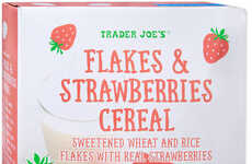 Strawberries-Studded Breakfast Cereals