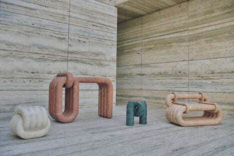 Weaving-Inspired Knotted Furniture