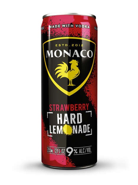 Strawberry-Spiked Hard Lemonades