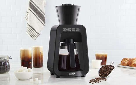 Shine Rapid Cold Brew Coffee & Tea Machine with Vacuum Extraction  Technology Black