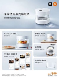 Transparent Steam Rice Cookers Image 2