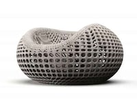 3D-Printed Concrete Chairs Image 3