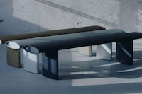 Chic Recycled Aluminum Benches Image 1