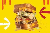 Layered Grilled Cheese Sandwiches Image 1