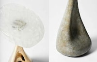 Asymmetrical Industrial Side Tables Image 3