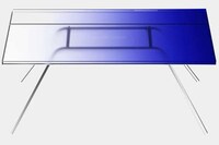 Minimalist Gradient Glass Desks Image 2