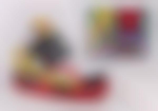 Cartoon-Themed High-Top Sneakers