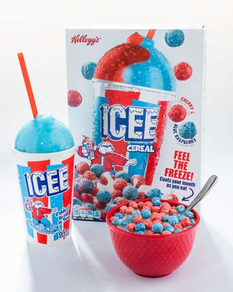 Cooling Slushie-Inspired Cereals