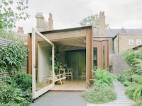 Corten-Clad Garden Studios