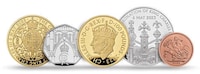 Crowned Monarchy Minted Coins
