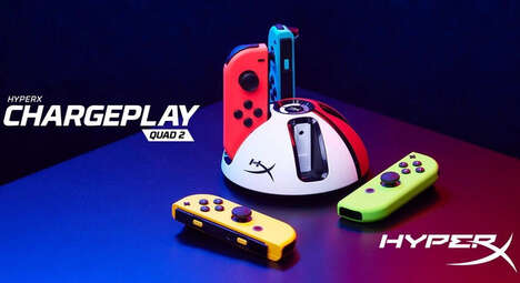 Quad-Controller Charging Stations