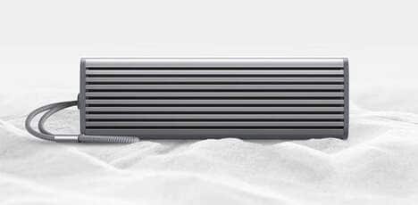 Portable Aluminum-Designed Speakers