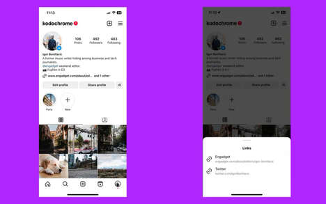 Social Media-Connected Links
