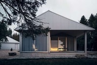 Corrugated Metal Barn-Like Houses