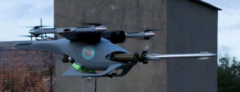 Missile-Firing Unmanned Drones