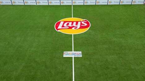 Repurposed Packaging Soccer Fields
