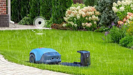 App-Controlled Robotic Lawnmowers