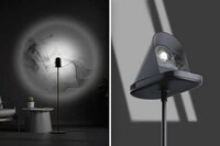 Smoky Illumination Floor Lamps