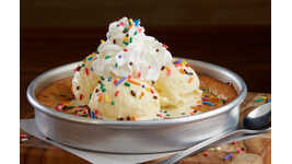 Rainbow Sprinkle Skillet Cookies