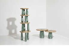 Rustic Recycled Wood Tables