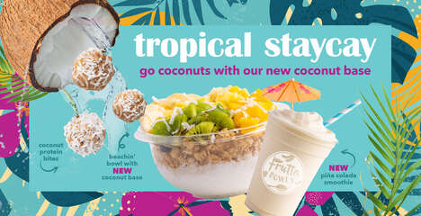 Tropical Coconut Smoothie Bowls