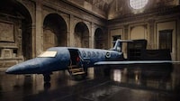 Denim-Wrapped Private Planes