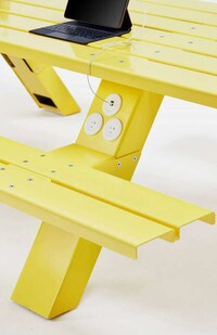 Bold Yellow Contemporary Tables Image 3