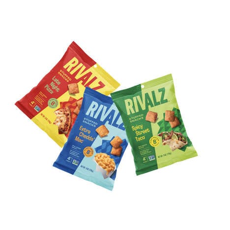 Multi-Textured Stuffed Snacks