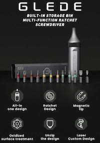 Compartmentalized Ratchet Screwdrivers