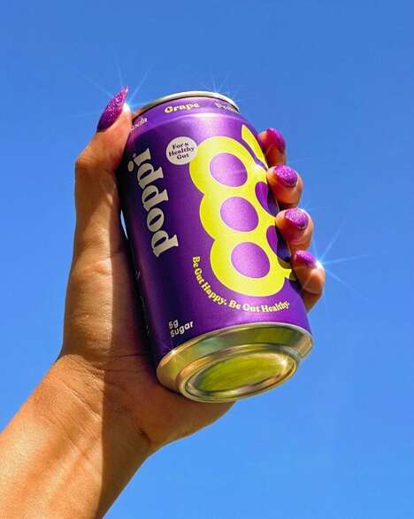 Gut-Friendly Grape Sodas