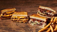 Melty Texas Toast Burgers
