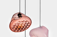 Mouth-Blown Glass Pendant Lights