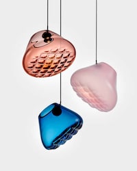 Mouth-Blown Glass Pendant Lights Image 1