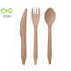 FSC-Backed Wooden Cutlery Image 1
