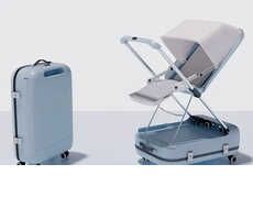 Stroller-Equipped Suitcase Designs