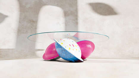 Maximalist UFO Coffee Tables