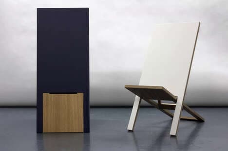 Ultra-Minimalist Folding Chairs