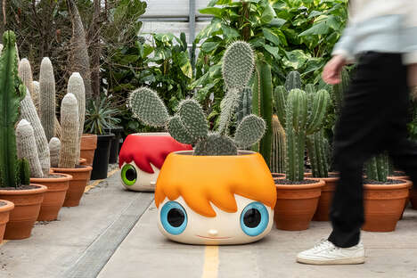 Big-Headed Sculpture Pots