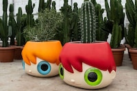 Big-Headed Sculpture Pots Image 2