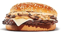 Cheesy Saut&eacute;ed Mushroom Burgers