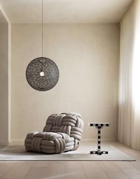 Chunky Knitted Quilted Chairs Image 1