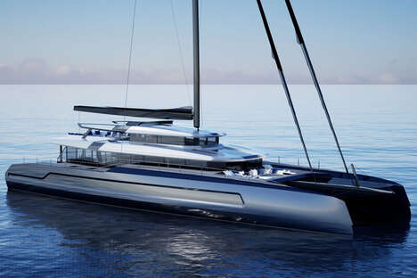 Sleek Superyacht-Like Catamarans