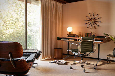 Modernized Midcentury Desks
