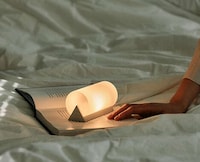 Ribbed Tubular Table Lamps Image 1