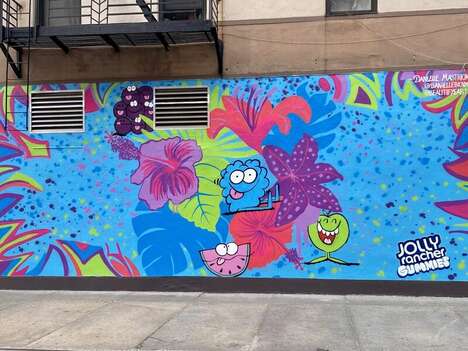 Confectionary Graffiti Murals