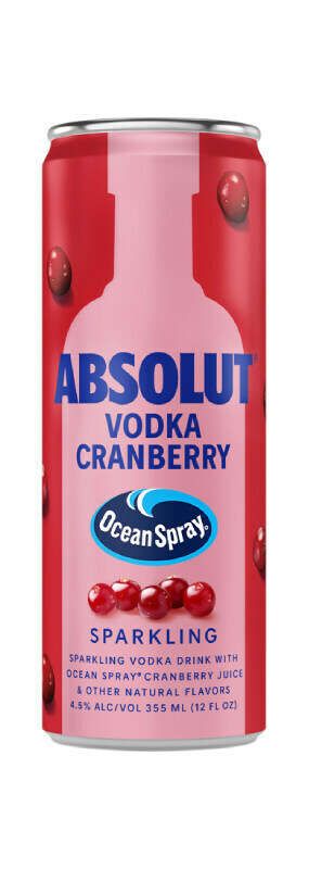 Sparkling Cranberry Vodka Beverages