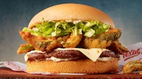 Creamy Fried Jalape&ntilde;o Burgers Image 1