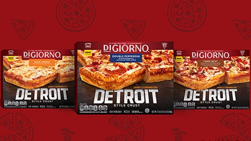 Thick Detroit-Style Frozen Pizzas
